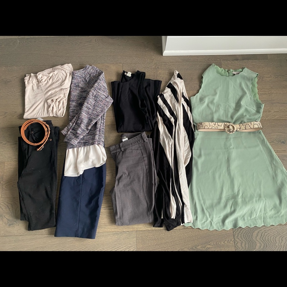 Bundle of business casual outfits